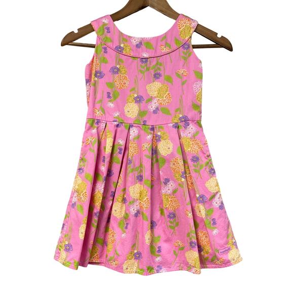 American Girl Flower‎ Garden Dress Girls 7 Pink Summer Spring Summer - Picture 1 of 7